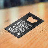 Een dag zonder darts - Grappige darter Creditkaart Flessenopener