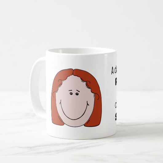 Een dag zonder een Redhead Design Mok (Voorkant links)