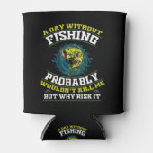 Een dag zonder Gevist zou me waarschijnlijk niet d Blikjeskoeler (Voorkant)