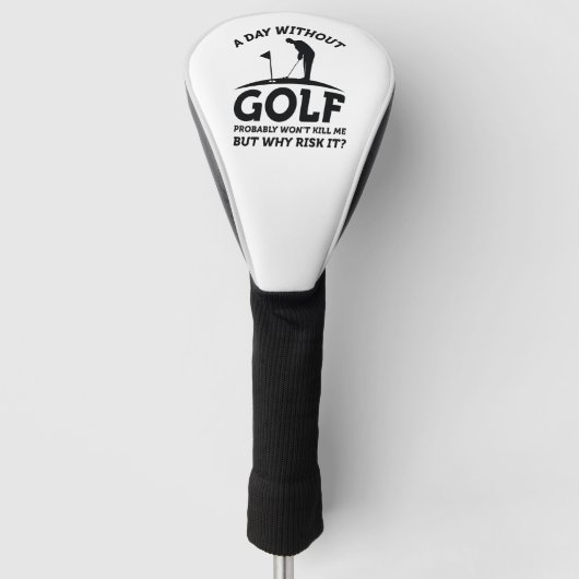 Een dag zonder Golf Golfheadcover (Voorkant)