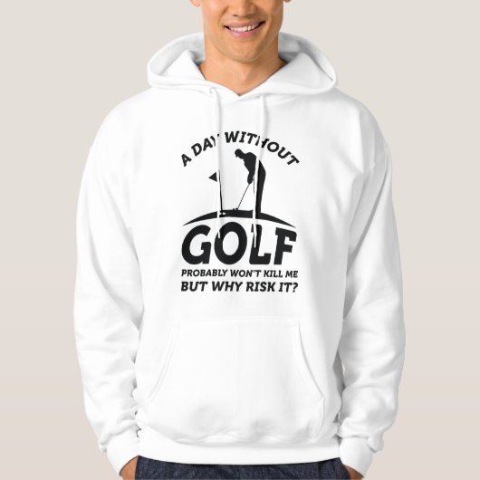 Een Dag Zonder Golf Hoodie (Voorkant)