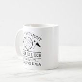 Een dag zonder Golf Koffiemok (Voorkant links)