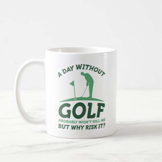 Een dag zonder Golf Koffiemok (Links)