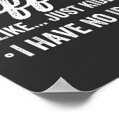 een dag zonder koffie is gewoon een grapje . poster (Hoek)