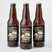 Een dag zonder mijn bijen bier etiket (Flessen)