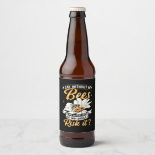 Een dag zonder mijn bijen bier etiket