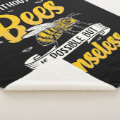 Een dag zonder mijn bijen sherpa deken (3/4)