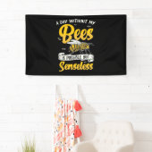 Een dag zonder mijn bijen spandoek (Insitu)
