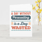 Een dag zonder parasailing is een dag verspild kaart (Gele Bloem)