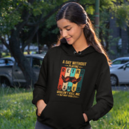 Een dag zonder retro games is te riskant - Gamer Hoodie