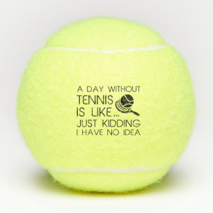 Een dag zonder tennis tennisballen