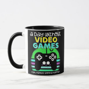 Een dag zonder videospelletjes Tiener Kinder gamer Mok