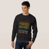 Een dag zonder videospelletjes trui (Voorkant volledig)