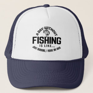 een dag zonder visserij is net een grapje dat ik h trucker pet