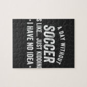 Een dag zonder Voetbal is net als enkel moorden. Legpuzzel (Horizontaal)