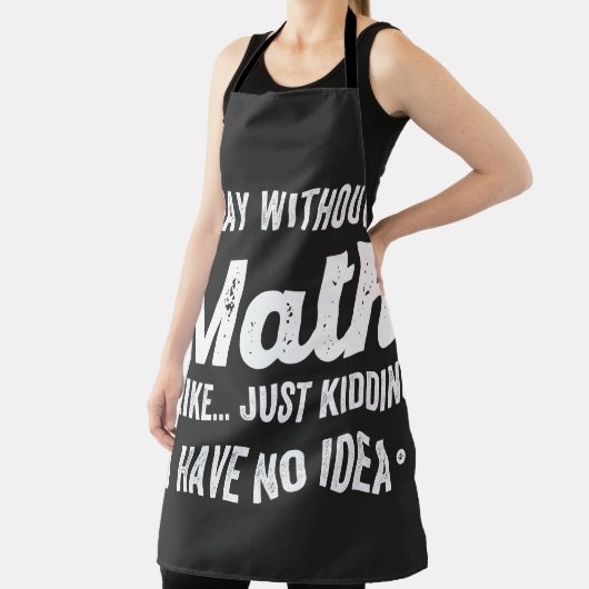 een dag zonder wiskunde is alsof ik een grapje maa schort (Insitu)