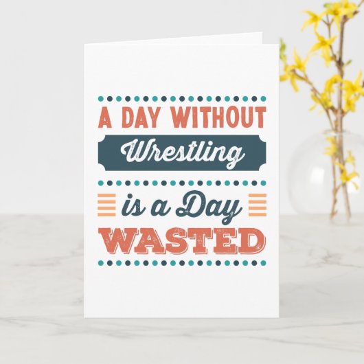 Een dag zonder woede is een dag verspild kaart (Gele Bloem)