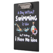 Een dag zonder zwembad klembord (Links)