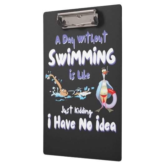 Een dag zonder zwembad klembord (Links)