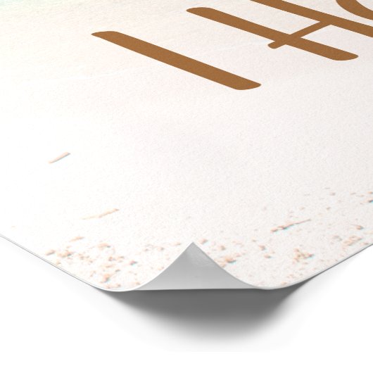 Een dag zonder zwemmen is net alsof ik heb poster (Hoek)