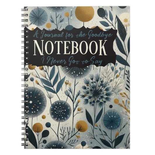 Een dagboek voor het afscheid dat ik nooit heb kun notitieboek (Voorkant)