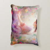 Een dagdroom van bloemen  accent kussen (Achterkant (Verticaal))