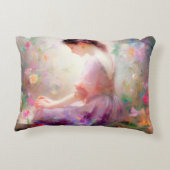 Een dagdroom van bloemen  accent kussen (Achterkant)