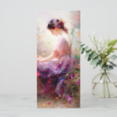 Een dagdroom van bloemen Bladwijzer Menu (Staand voorkant)