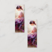 Een dagdroom van bloemen Bladwijzer Mini Visitekaartje (Voorkant / Achterkant)