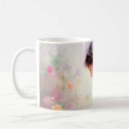 Een dagdroom van bloemen koffiemok