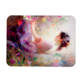 Een dagdroom van bloemen magneet (Horizontaal)