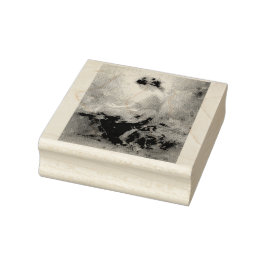 Een dagdroom van bloemen rubberstempel