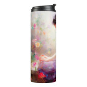 Een dagdroom van bloemen thermosbeker (Gedraaid links)