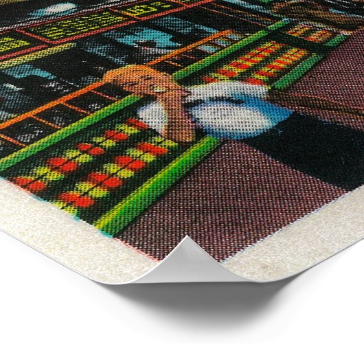 Een dagelijks tafereel op de Pike, Long Beach Poster (Hoek)