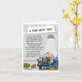 Een dagelijks Wenskaart van de Auto voor om het Kaart (Gele Bloem)