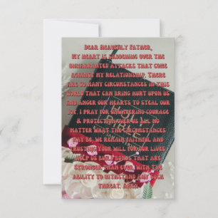 Een dagelijks Wenskaart voor gebedsflats Kaart