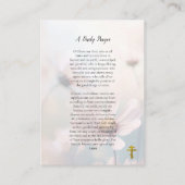 Een dagelijkse gebedsorthodoxe Christelijke Kaart Plaatskaartje (Achterkant)