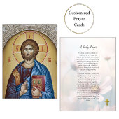 Een dagelijkse gebedsorthodoxe Christelijke Kaart Plaatskaartje