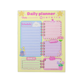een dagelijkse planner Notitieblok