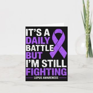 Een dagelijkse strijd lupus vechter bewustzijn ove kaart