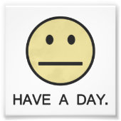 Een daggezicht hebben foto afdruk (Voorkant)