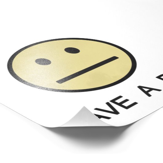 Een daggezicht hebben foto afdruk (Hoek)