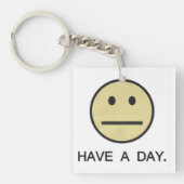 Een daggezicht hebben sleutelhanger (Voorkant)