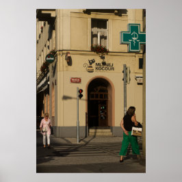 Een dagje uit in Vinohrady, Praag Poster