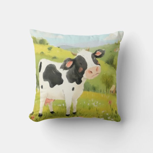 Een dagje uit voor de Koe Kussen (Voorkant)