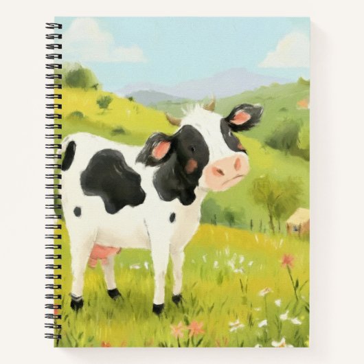 Een dagje uit voor de Koe Notitieboek (Voorkant)
