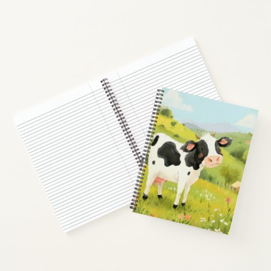 Een dagje uit voor de Koe Notitieboek (Binnen)