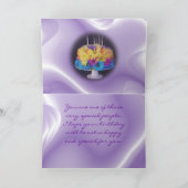 Een Daisy Birthday Cake kaart- aanpassen Kaart (Binnen)