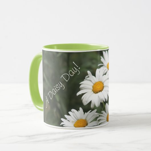 Een Daisy Day Mok (Voorkant links)