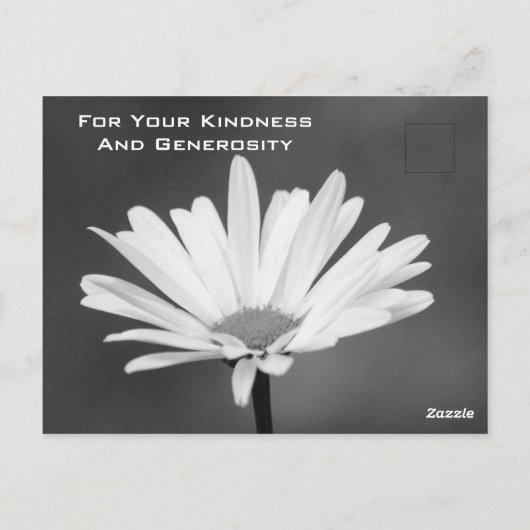 Een Daisy Post Kaart (Achterkant)